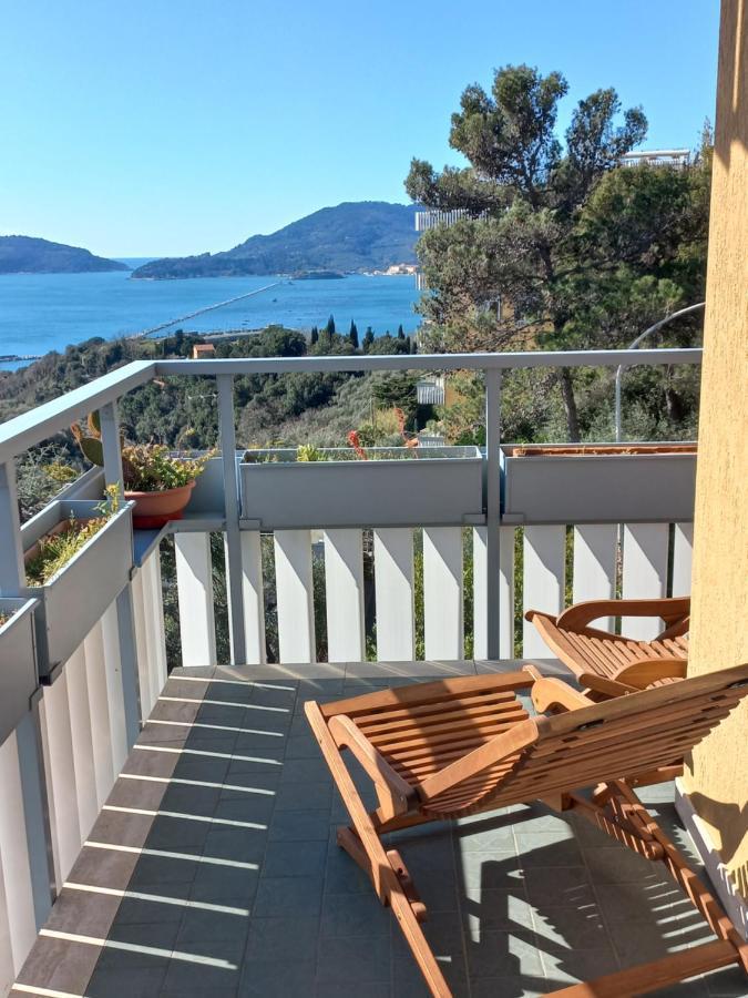 Vista Sul Blu ,Baia Blu, Lerici Apartment Bagian luar foto