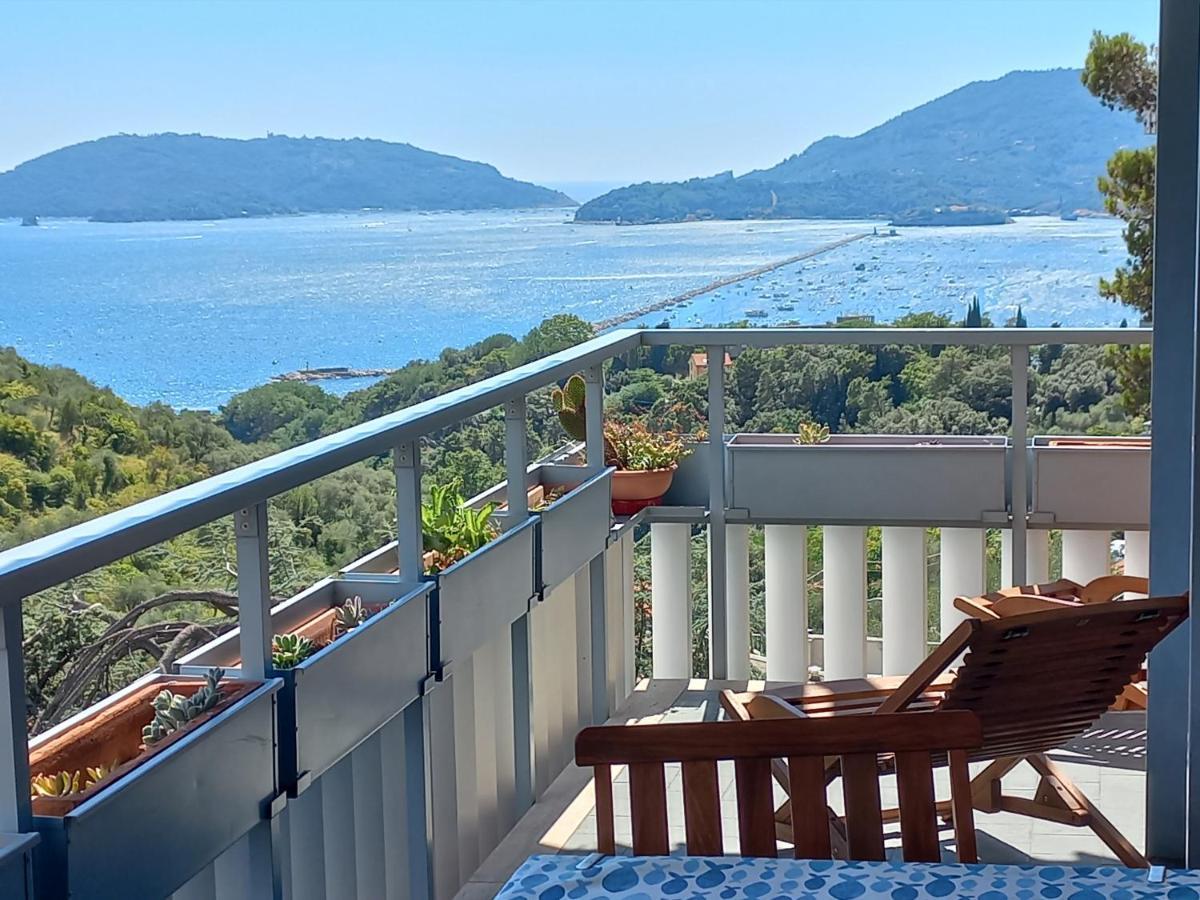 Vista Sul Blu ,Baia Blu, Lerici Apartment Bagian luar foto
