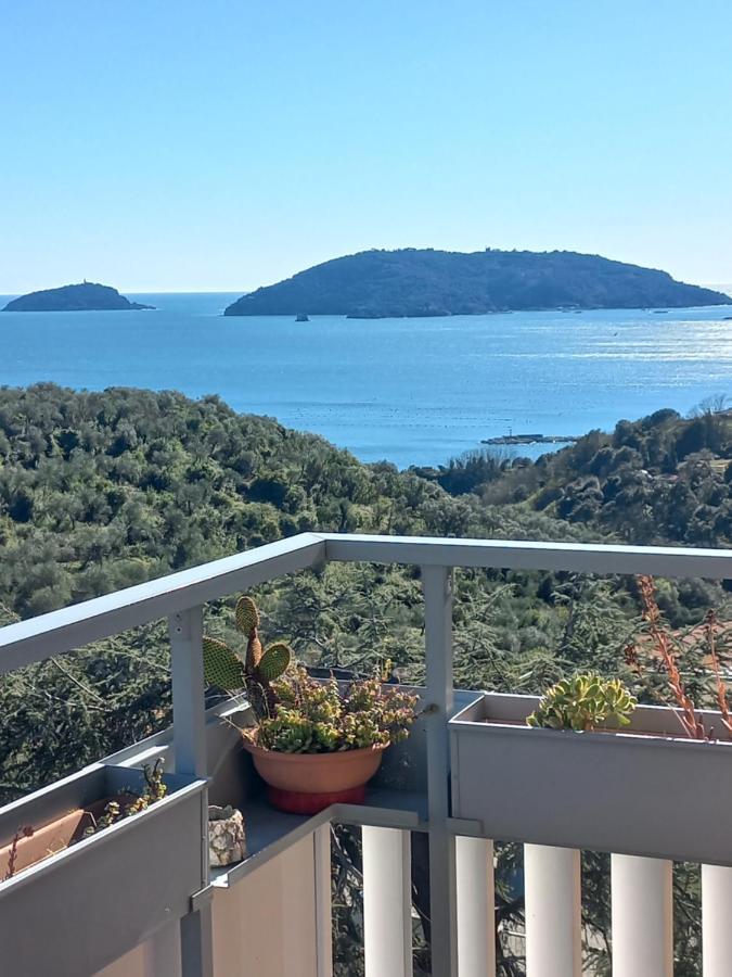 Vista Sul Blu ,Baia Blu, Lerici Apartment Bagian luar foto